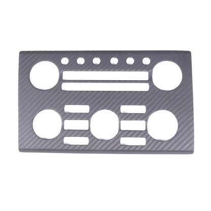 Matte Carbon Fiber Center control volume panel Trim For Nissan GTR R35 2008-16 8