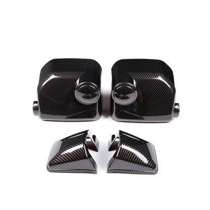 Carbon Exterior Rearview mirror base cover trim For Toyota FJ Cruiser 2007-21 9
