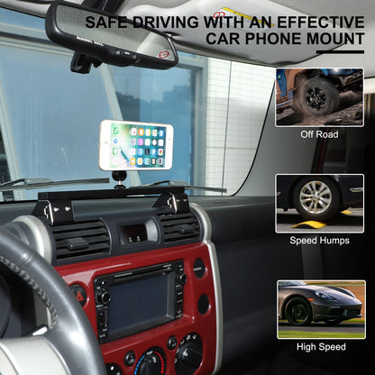 Magnetic Console Multi-Function Phone Mount Bracket For Toyota FJ Cruiser 07-21 20