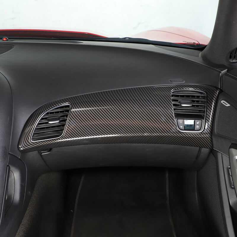ABS Carbon Fiber Interior Center Console Panel Trim Set For Corvette C7 2014-19 - Variants 1-5 25