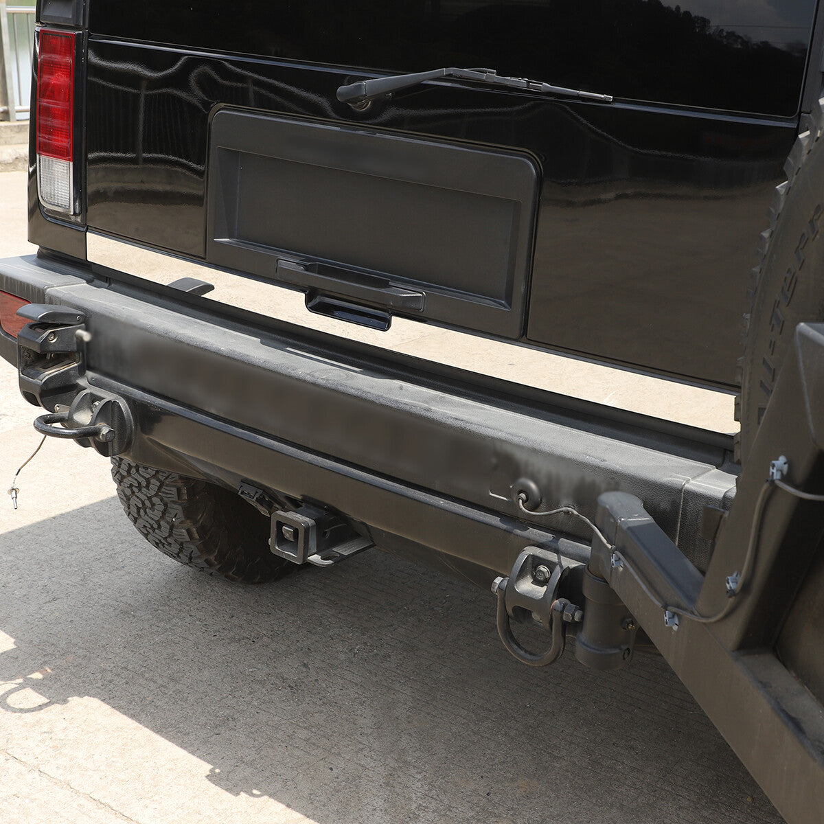 Stainless Steel Tailgate Accent Trim 1 Pc Set For Hummer H2 2003-2009 US 4