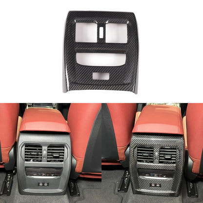 Real Carbon Fiber Rear Air Vent Frame Trim For BMW 4 Series G22/G23/G26 2020+ 1