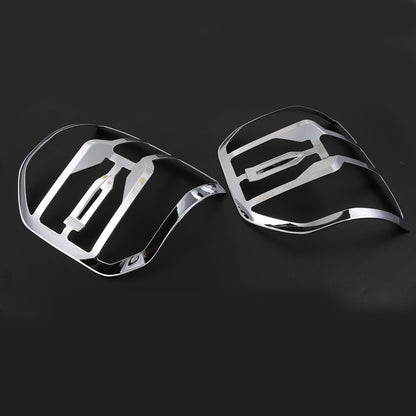 Chrome Silver Rear Taillight Trim Cover Bezel For Ford Maverick 2022-2024 22
