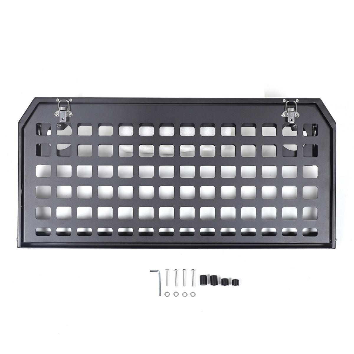 Alloy Rear Tailgate Shelf Rack Foldable Table For Land Rover Defender 2020-24 US 14