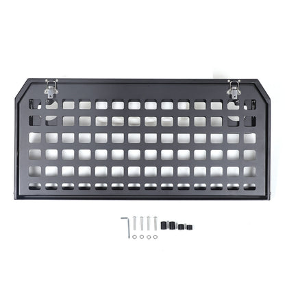 Alloy Rear Tailgate Shelf Rack Foldable Table For Land Rover Defender 2020-24 US 14