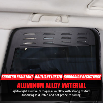 Alloy Rear Window Louver Shutter Cover Trim For Subaru Forester 4th SJ 13-18 US 23