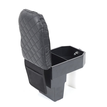 Aluminum Locking Center Armrest Vault Safe Storage Box For SEAT Leon 2008-2012 17