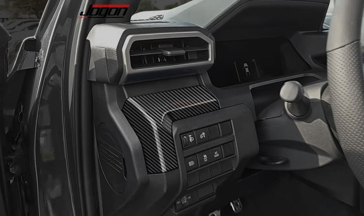 ABS Carbon Fiber Interior Full Set Panel Cover Trim Kit for Toyota Tacoma 24-26 - Styles 1-5 74
