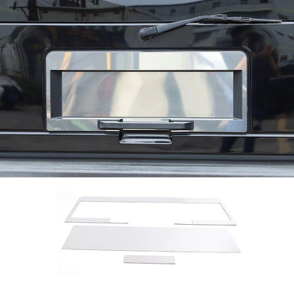 Silver Chrome Steel Metal License Plate Frame Trim For Hummēr H2 2003-2009 US 1