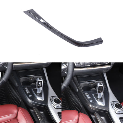 Real Carbon Fiber Gear Shift Side Trim L Strip For BMW 2 Series F22 F23 2014-19 13