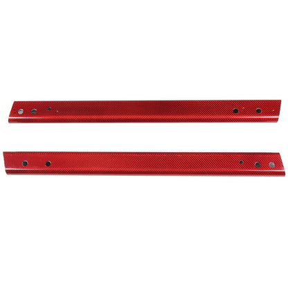 Red Carbon fiber Engine Bay Crossmember Panel Trim Cover For Corvette C8 20-26 9
