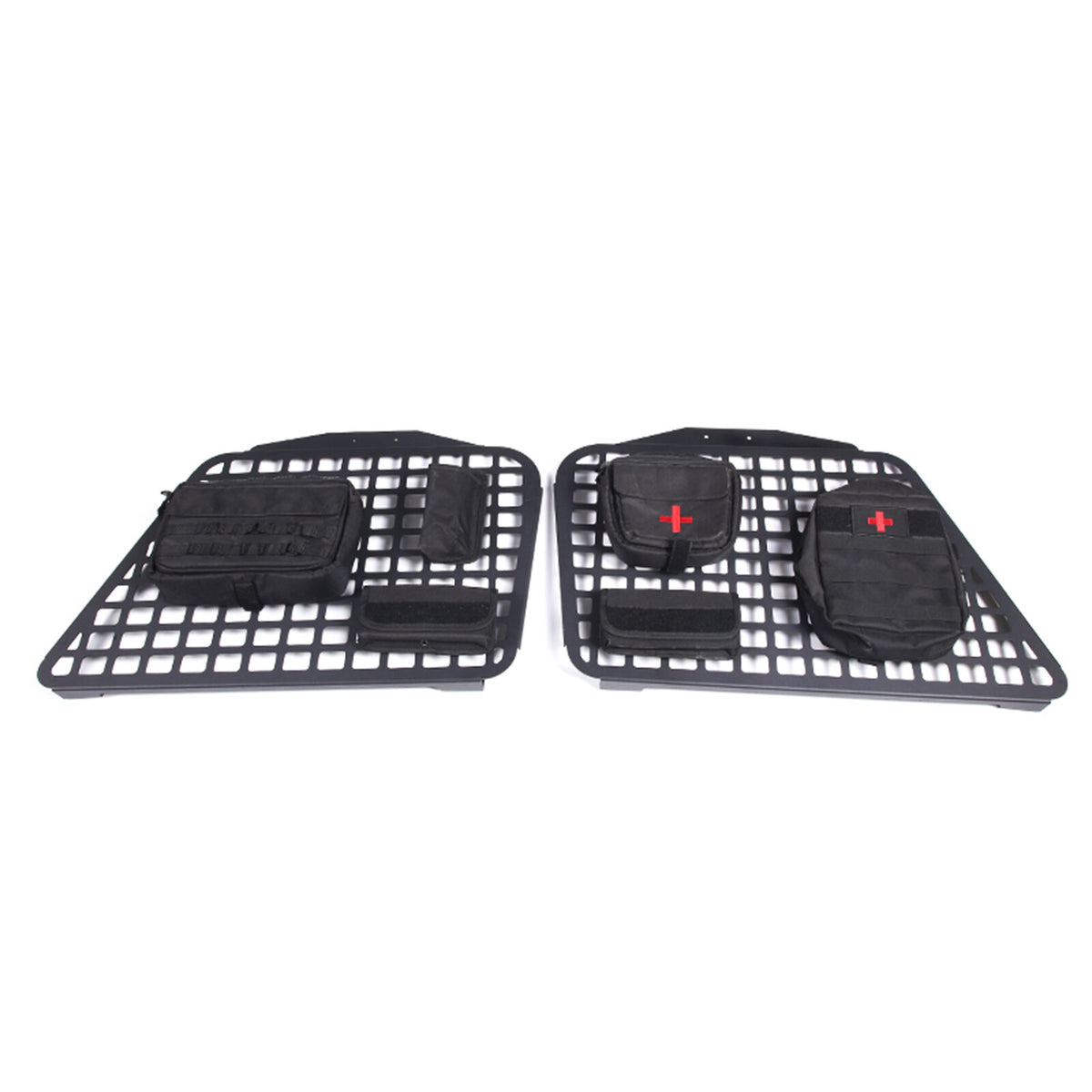 Rear Quarter Window Guard Molle Panel Storage Bracket for FJ Cruiser 2007-2021 10