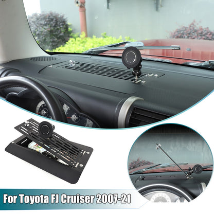 Magnetic Phone Holder with Dashboard Password Box For Toyota FJ Cruiser 2007-21 1