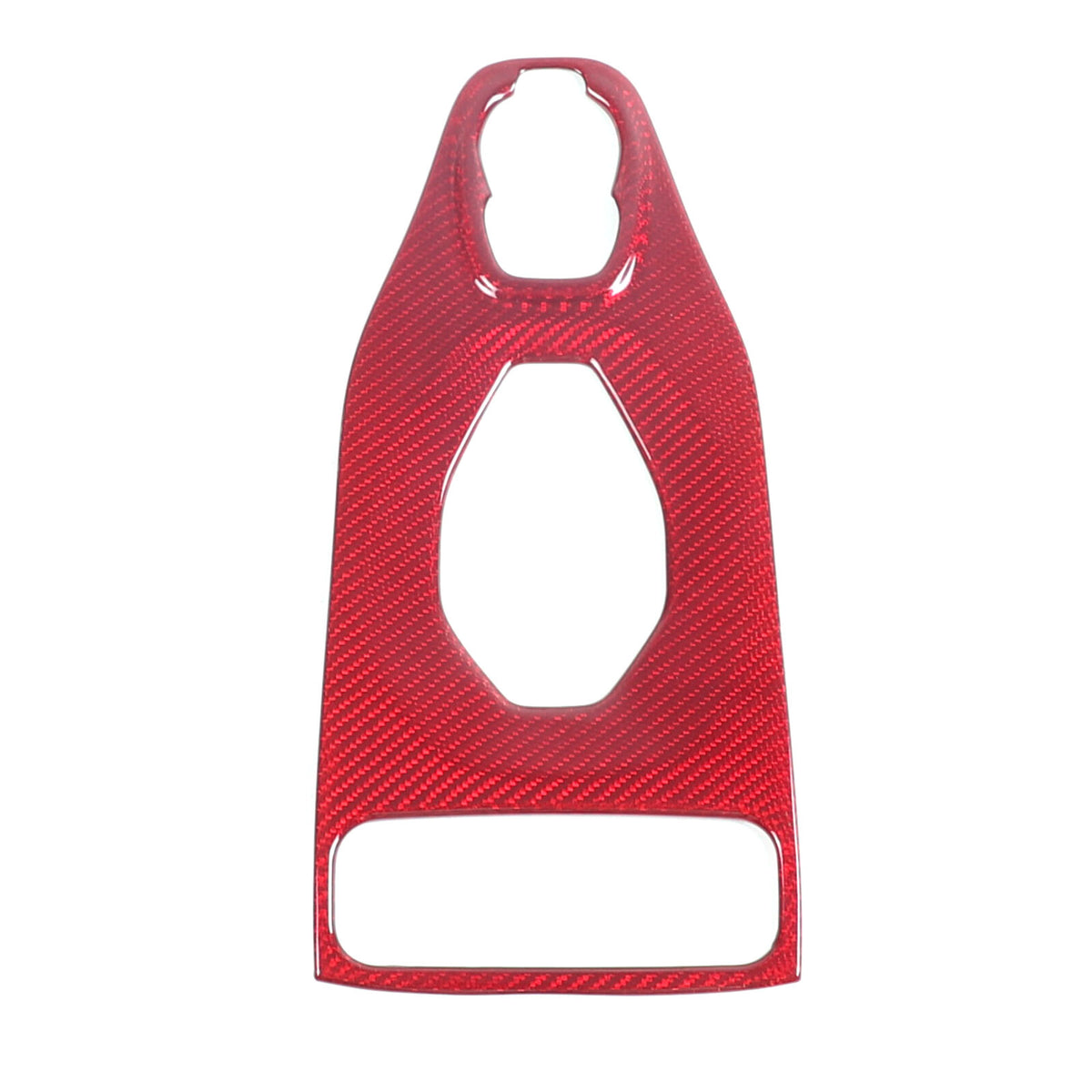 Red Real Carbon Fiber Center Gear Trim Cover For Lotus EMIRA V6 AT 2021-2025 15