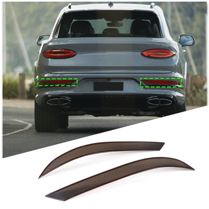 Smoked Rear Tail & Fog Light Blackout Taillight Cover For Bentley Bentayga 21-23 6