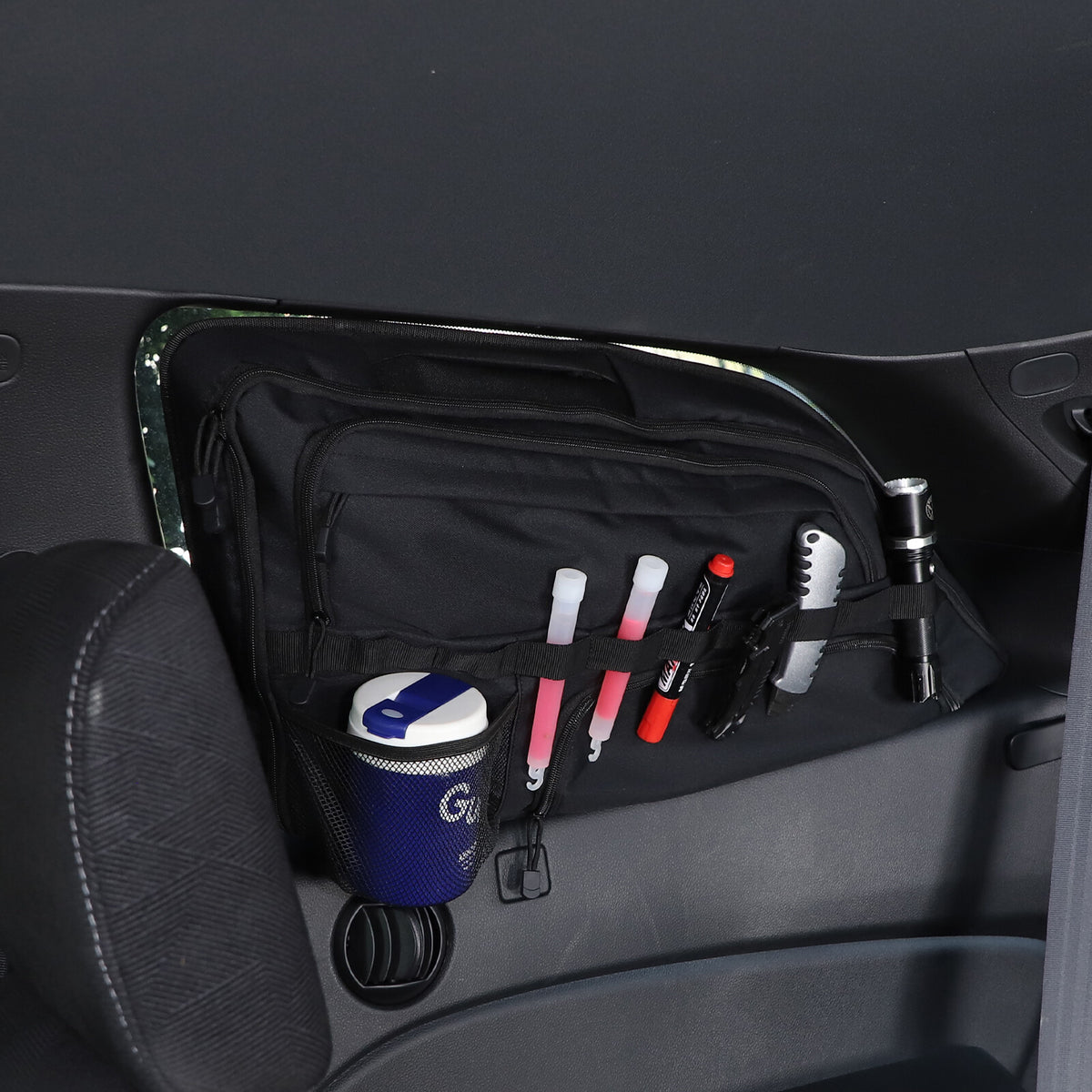 Car Trunk Right Side Window Storage Bag Tool Bag For Honda Pilot 2016-2022 4