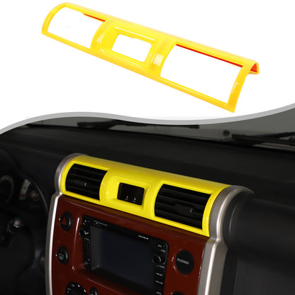 Yellow ABS Interior Center Console Trim Cover for Toyota FJ Cruiser 2007-2021 55