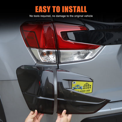 Gray ABS Smoked Tail Light Smoked Trim For Subaru Forester SL 2019-24 US 14
