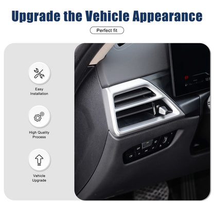 Real Carbon Fiber Side Air Vent Frame Trim For BMW 3 4 330i 430i G20 G21 2025+ 17