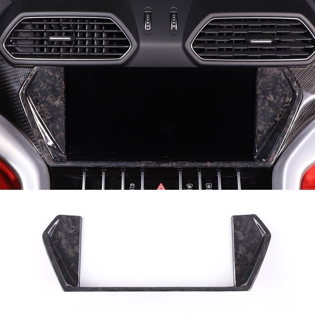 Forged Real Carbon fiber Interior Trim Kit Set For Lamborghini URUS 2018-2023 14