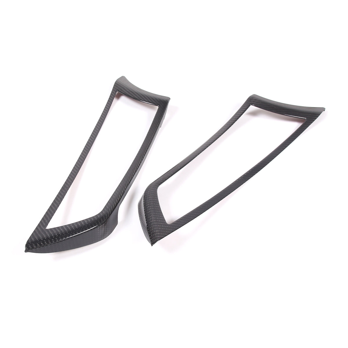 Real Carbon Fiber Inner Door Handle Frame Cover Trim For Jaguar F-TYPE 2013-2024 7