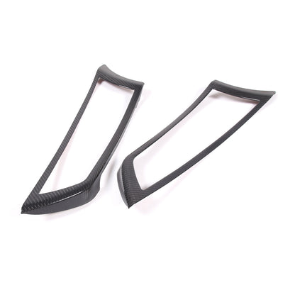 Real Carbon Fiber Inner Door Handle Frame Cover Trim For Jaguar F-TYPE 2013-2024 7