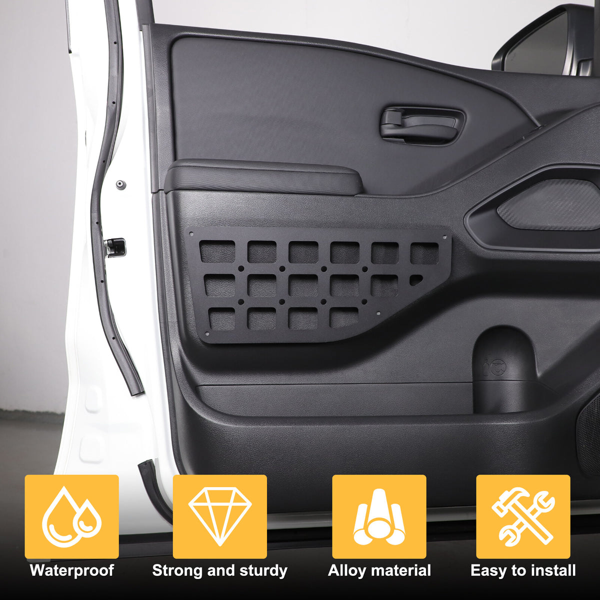 Off road Front Door Pocket Molle Panel For Nissan Frontier D41 2022+ 1