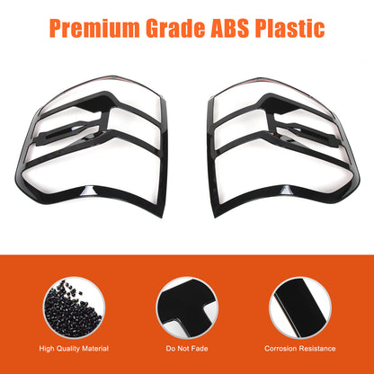 Glossy Black Rear Taillight Trim Cover Bezel For FORD Maverick 2022-2023 US 8