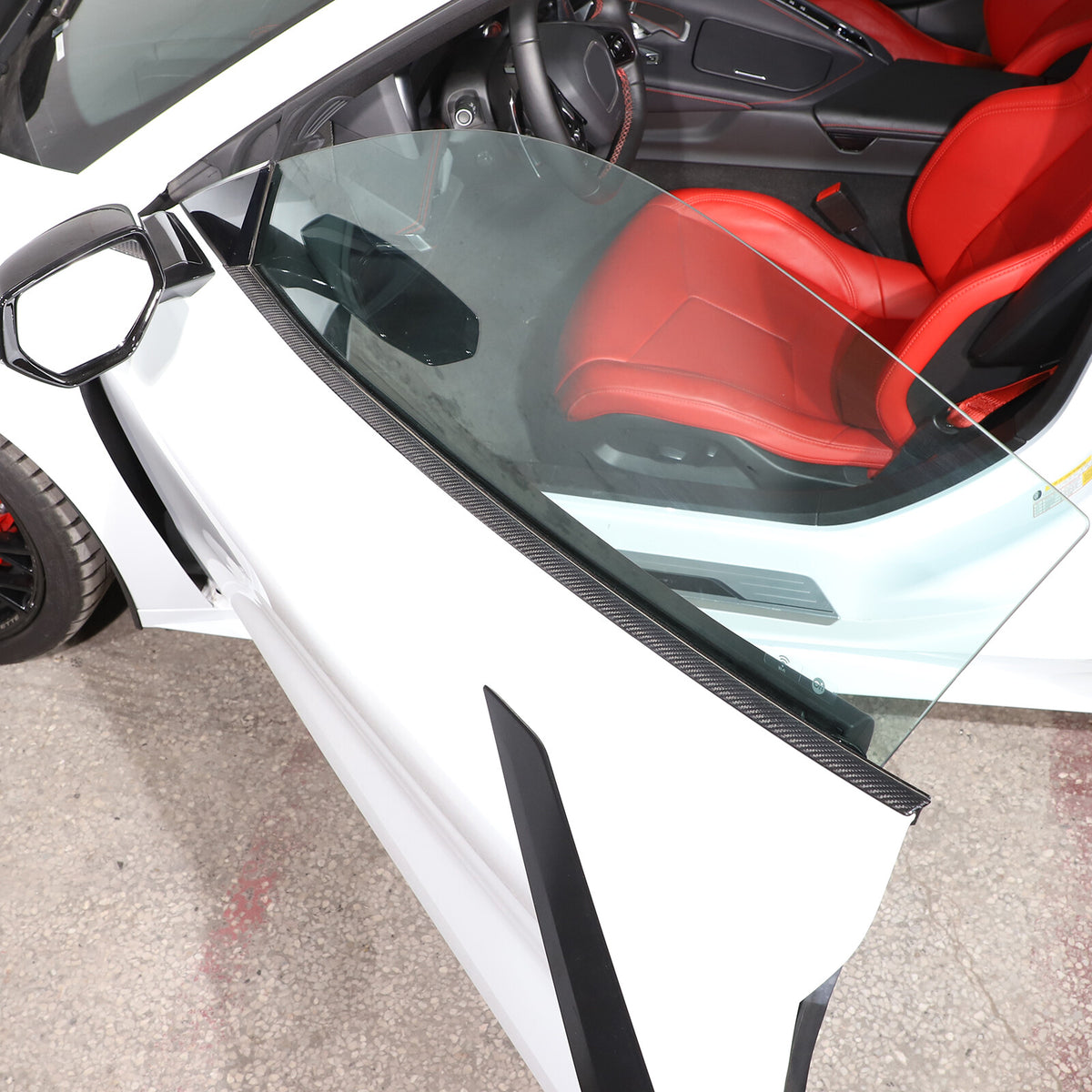 Real Carbon Fiber Full Exterior Set Decor Cover Trim Kit For Corvette C8 2020-26 119