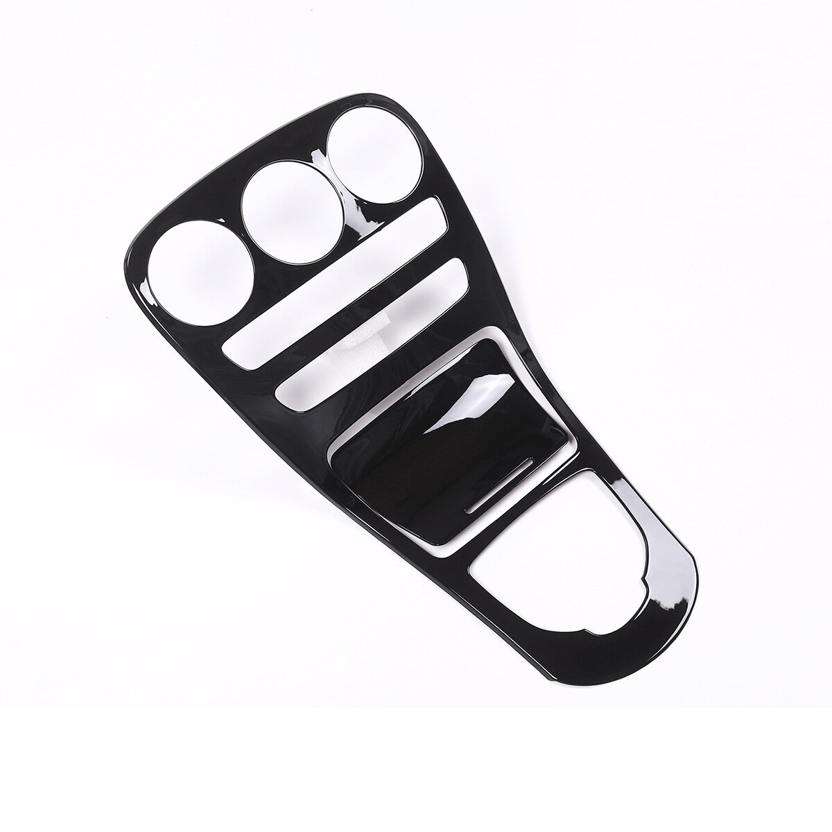 Black Center Console Panel Cover Trim For Benz C Class W205 GLC X253 2015-18 12