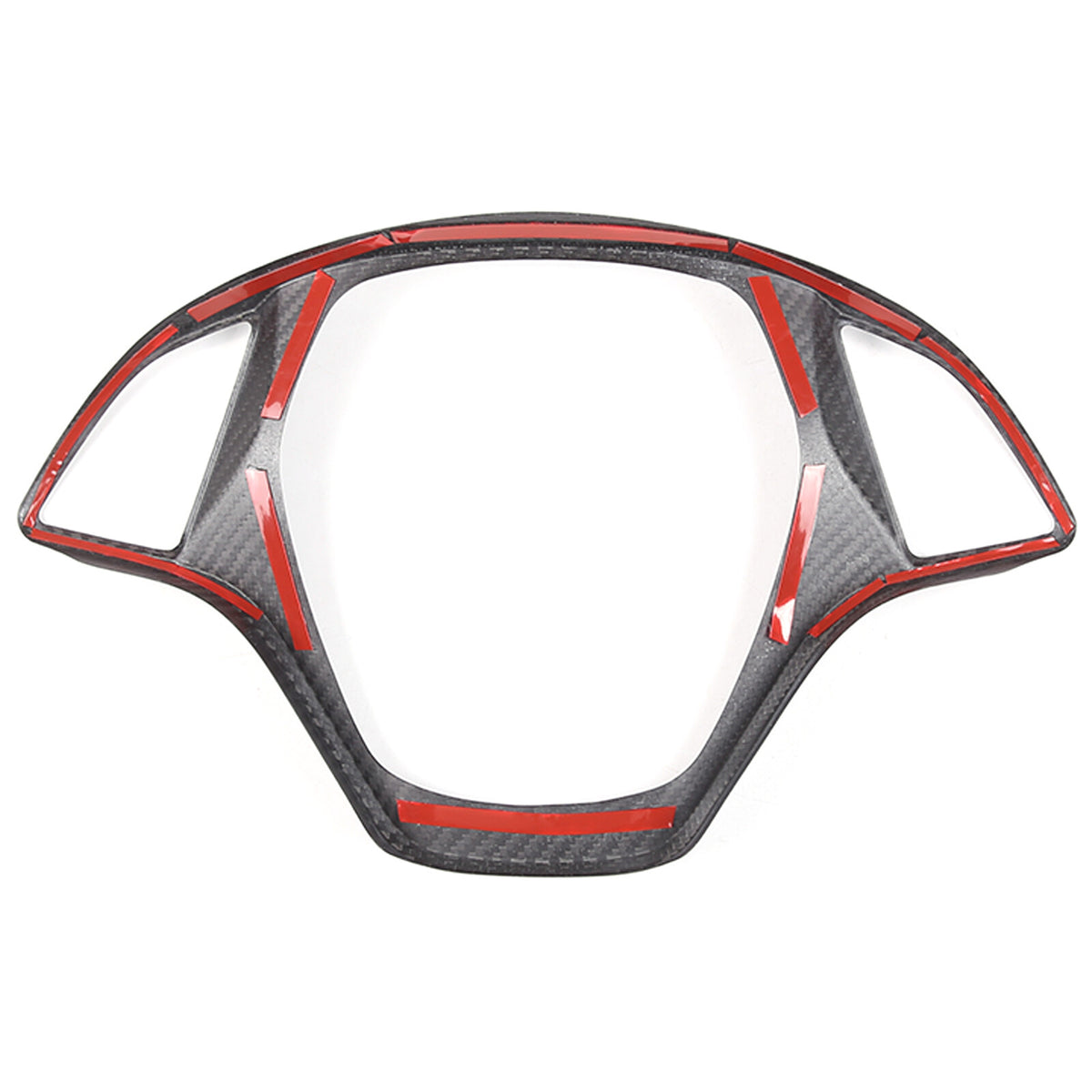 Matte Real Carbon Fiber Interior Steering Wheel Cover Trim For Corvette C7 14-19 5
