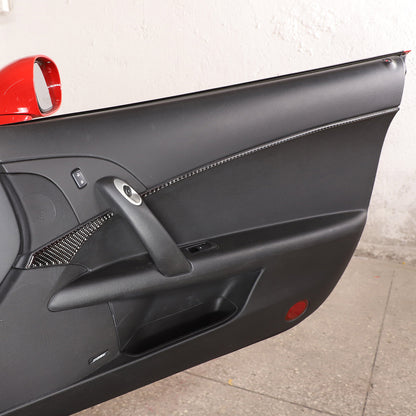 Carbon Fiber Inner Door Panel Waistline Trim Sticker For Corvette C6 2005-13 US 9