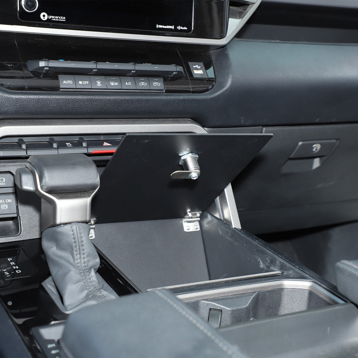 Aluminum Center Console Storage Slot Lock Box Tray For Toyota Tundra/Sequoia 22+ 13