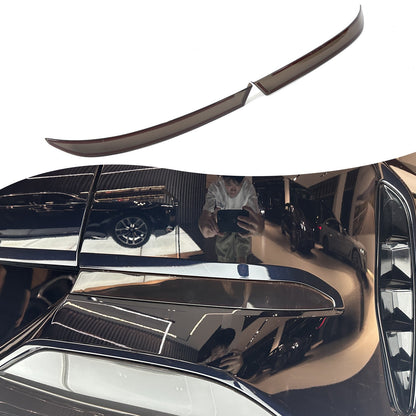 Smoked Rear Tail & Fog Light Guard Cover Trim Bezels For BMW X6 G06 2020-2026 US 18
