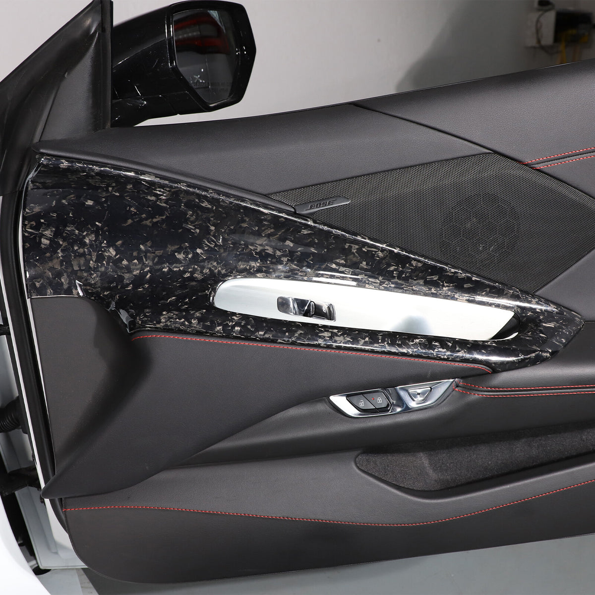 Forged Real Carbon Fiber Full Interior Set Cover Trim Kit For Corvette C8 20-25 - Variants 36-40 65