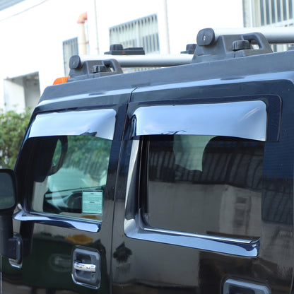 ABS Window Visor Sun Rain Guard Weather Shield For Hummer H2 9