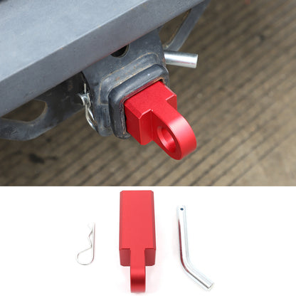 Red Aluminum Alloy Trailer Mount Receiver Hitch Tow Hook For Toyota Tundra 07-21 12