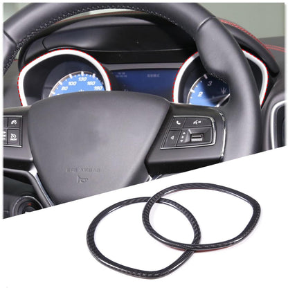 Real Carbon Fiber Dashboard Ring Panel Trim For Maserati Levante /Ghibli 2016-20 1
