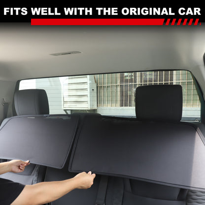 Full Windows Rear Windshield Sun Shade Privacy Cover For Toyota Tundra 22+ US 19