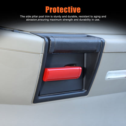 Sport Red ABS Inner Interior Door Handle Cover Trim For Hummer H2 2003-2007 US 19