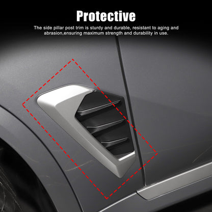 Real Carbon Fiber Side Body Fender Air wing Vent Trim Cover For BMW X5 G05 23-24 8