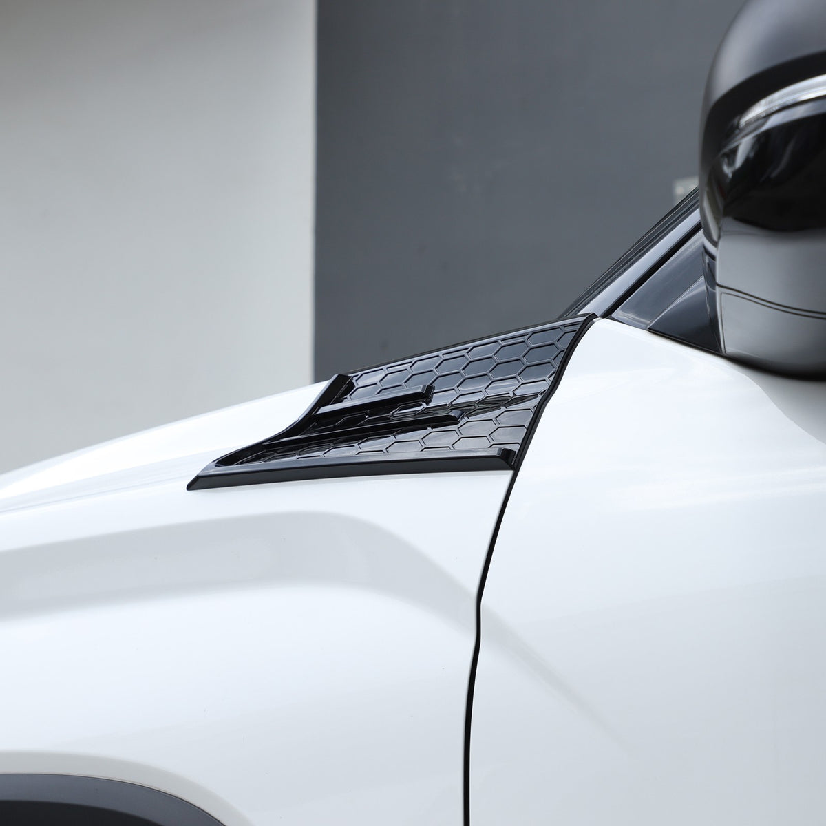 Glossy Piano Black Fender Upper Decoration Cover Trim For Toyota Tundra 2022+ US 18