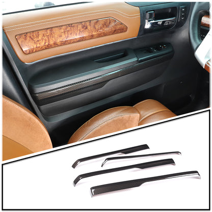Carbon fiber Color Door Armrest Panel Trim For Toyota Tundra Crew Cab 14-20 8