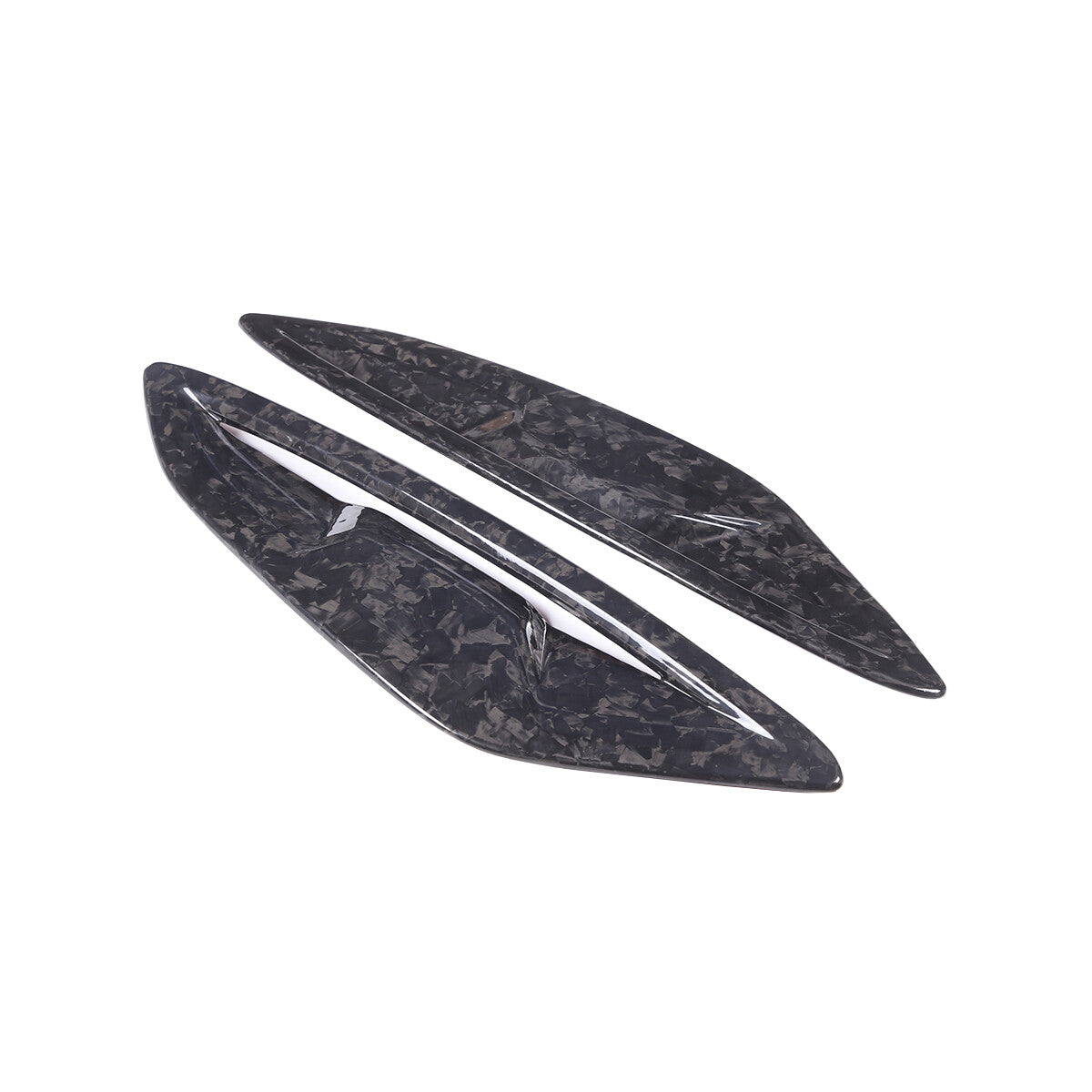 2PCS Forged Carbon Fiber Side Fender Air Outlet Trim For BMW 8 Series 2019-22 8