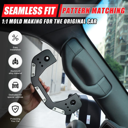 Replacement Black Silver A-pillar Grab Handle For Toyota Land Cruiser LC250 24+ 3