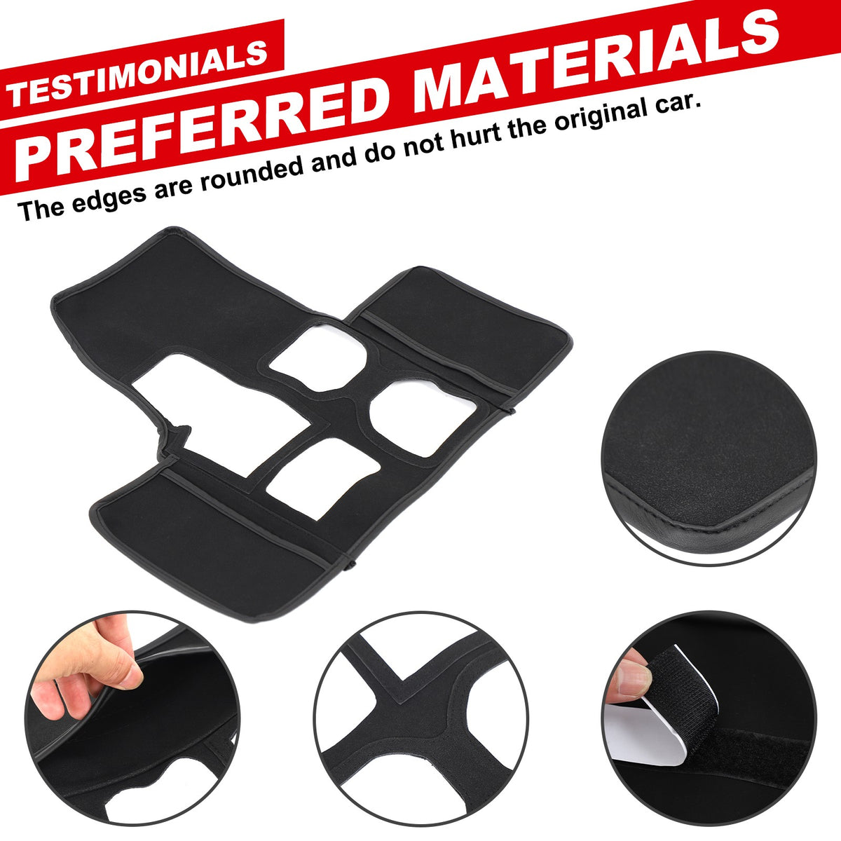 Suede Cloth Center Console Gear Shift Trim Cover For Toyota LC250 Prado 2024+ US 21