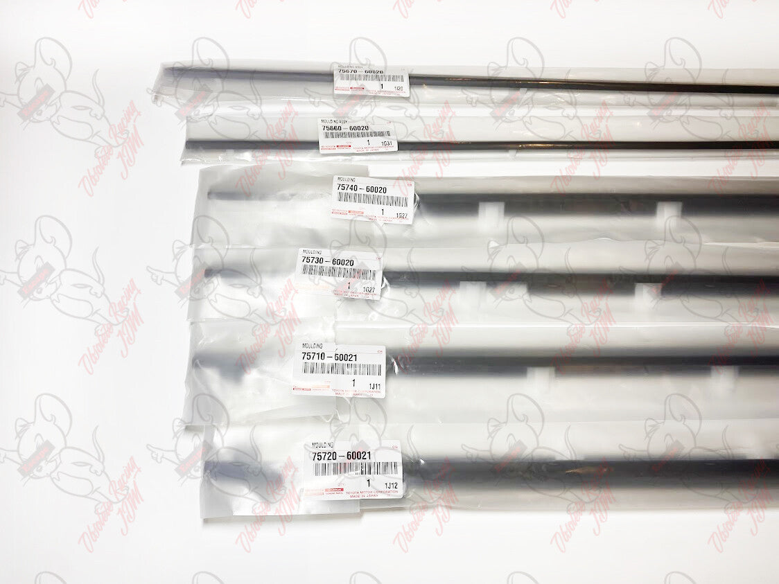 Toyota Genuine Land Cruiser FJ80 FZJ80 Front & Rear & Quarter Door Belt Moulding 5