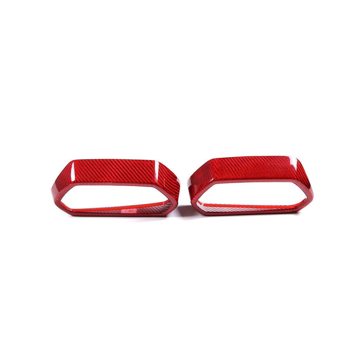 Red Carbon fiber Side Air Vent Outlet Cover Trim For Lamborghini URUS 2018-23 10