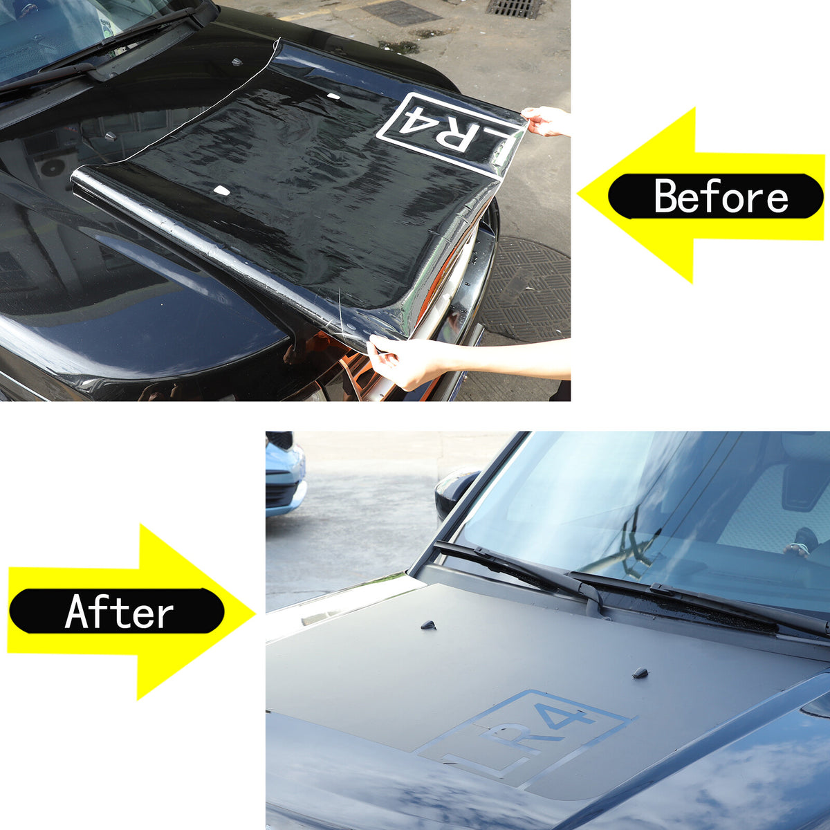 Bumper Hood Vinyl Decal Sticker For Land Rover Discovery LR4 L319 2010-2016 5