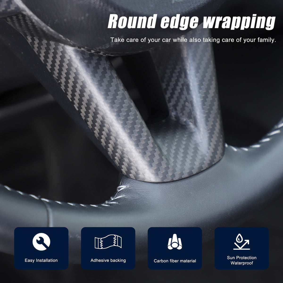 Matte Real Dry Carbon Fiber Interior Full Trim For Mazda MX-5 Miata 2016-2026 12